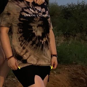Over size tie dye Armani Exchange tshirt